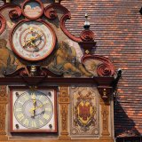 Astronomische Uhr am T&uuml;binger Rathaus. Bild: Martin Schreier