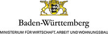 Das Bild zeigt das Logo des Ministeriums für Wirtschaft, Arbeit und Wohnungsbau Baden-Württemberg