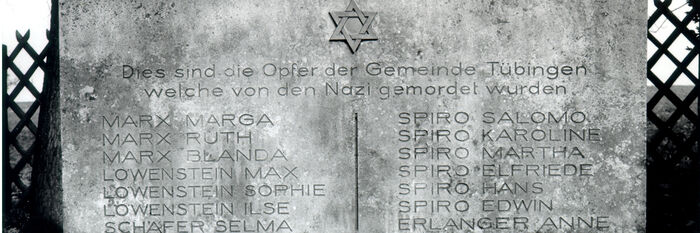 Gedenkstein auf dem jüdischen Friedhof in Wankheim