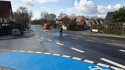 Radquerung Waldhörnlestraße