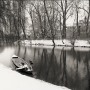Winter-Stocherkahn. Bild: Alexander Gonschior
