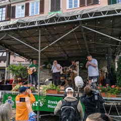 Die Band „Skerne“ aus Durham spielt beim Tübinger Stadtfest. Bild: Universitätsstadt Tübingen