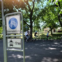 Fahrradstraße Fürststraße
Bild: Universitätsstadt Tübingen