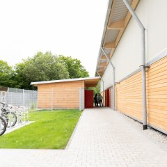Eröffnung der Freilufthalle Holderfeld am 21. Juni 2024
Bild: Universitätsstadt Tübingen