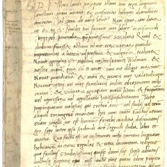 Johannes Reuchlin, Brief an Frater Crismann vom 13. April 1501, Stadtarchiv Pforzheim