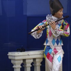 Dieser Flötenspieler ist ein Musikautomat aus dem Deutschen Musikautomatenmuseum in Bruchsal.

Bild: Stadtmuseum Tübingen