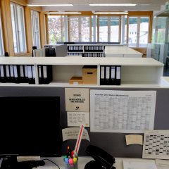 Die neuen Büroräume im Technischen Rathaus
Bild: Universitätsstadt Tübingen