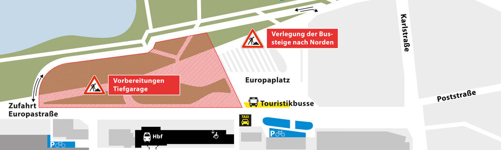 Busbahnhof Europaplatz Tübingen