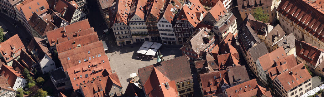 Tübinger Altstadt aus der Vogelperspektive