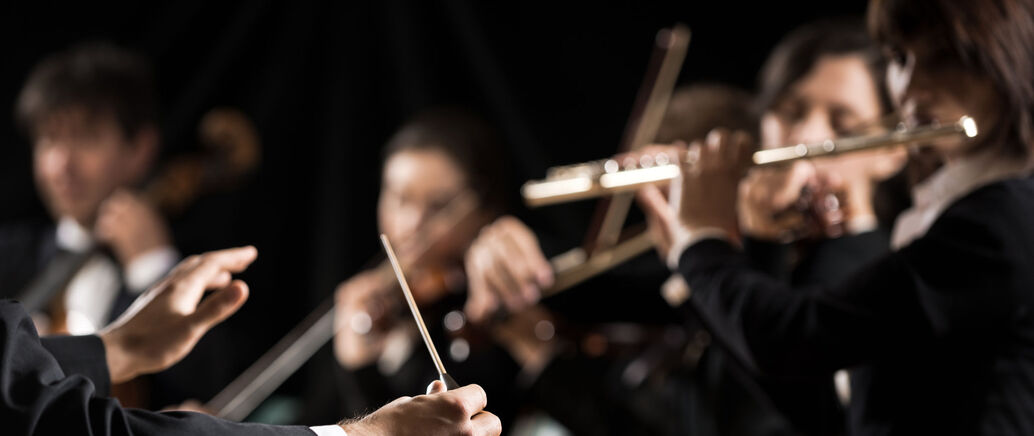 Dirigent und Orchester