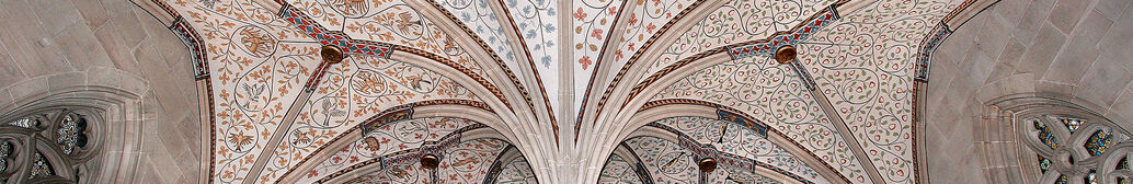 Deckengewölbe im Sommerrefektorium, Kloster Bebenhausen