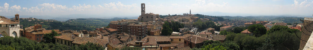 Panorama der Altstadt von Perugia