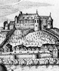 Schloss Hohentübingen, Südansicht 1678 (Schefold 9247)