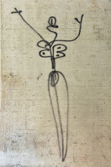 Strichfigur (Graffiti an einer Wand)