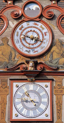 Astronomische Uhr am Tübinger Rathaus