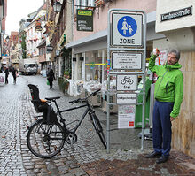 Fahrräder frei in der Kornstraße