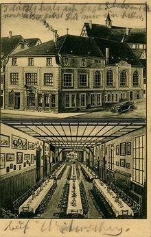 Postkartenansicht Gasthof Löwen
