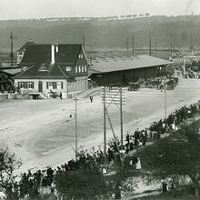 Tübingen freight depot, October 1914.