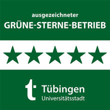Logo Grüne-Sterne-Betriebe mit fünf Sternen