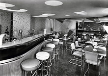 Milchbar im Café Neckartor, 1950er-Jahre (Postkarte)