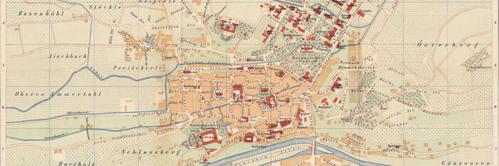 Tübinger Stadtplan von 1903