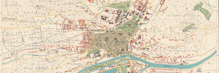 Tübinger Stadtplan von 1927