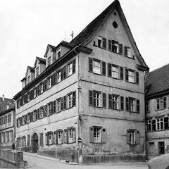 Das Haus Münzgasse 13 war ab 1936 Sitz der Tübinger Polizeidirektion.