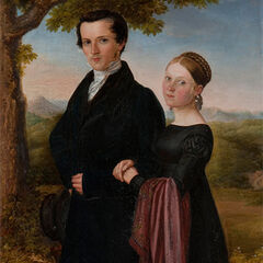 Friedrich Silcher mit seiner Frau Luise Rosine